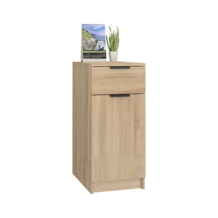 Armoire de bureau Chêne sonoma 33,5x50x75 cm Bois d'ingénierie