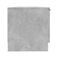 Meuble TV Gris béton 102x35x36,5 cm Bois d'ingénierie