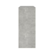 Bibliothèque/Séparateur de pièce Gris béton 80x30x72 cm