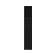 Armoire de tête de lit Noir 160x18,5x104,5 cm