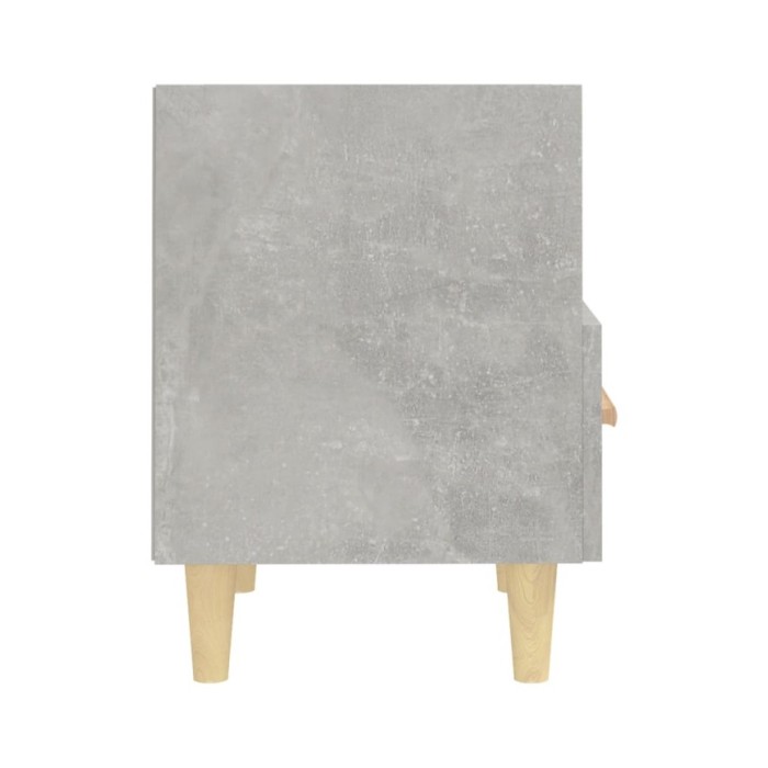 Tables de chevet 2 pcs Gris béton 40x35x47 cm