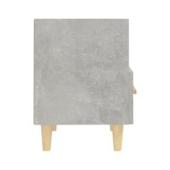 Tables de chevet 2 pcs Gris béton 40x35x47 cm