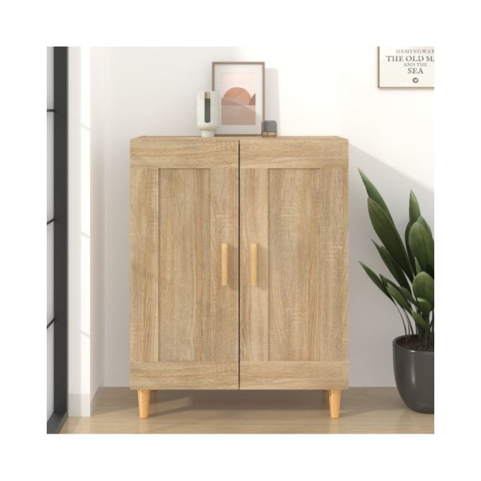 Buffet Chêne sonoma 69,5x34x90 cm Bois d'ingénierie