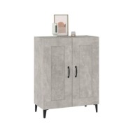 Buffet Gris béton 69,5x34x90 cm Bois d'ingénierie