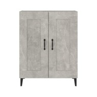 Buffet Gris béton 69,5x34x90 cm Bois d'ingénierie