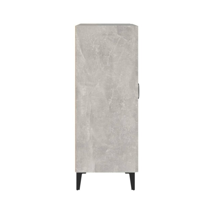 Buffet Gris béton 69,5x34x90 cm Bois d'ingénierie