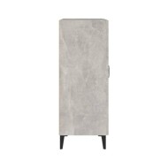 Buffet Gris béton 69,5x34x90 cm Bois d'ingénierie