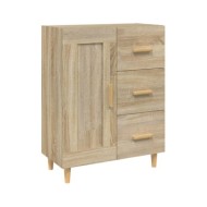 Buffet Chêne sonoma 69,5x34x90 cm Bois d'ingénierie
