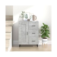 Buffet Gris béton 69,5x34x90 cm Bois d'ingénierie