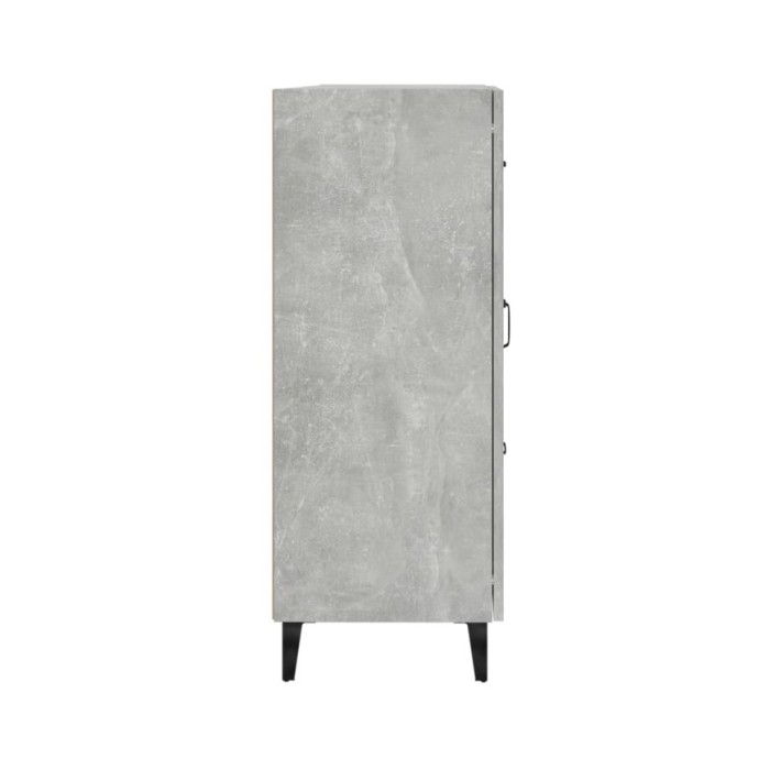 Buffet Gris béton 69,5x34x90 cm Bois d'ingénierie