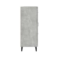 Buffet Gris béton 69,5x34x90 cm Bois d'ingénierie