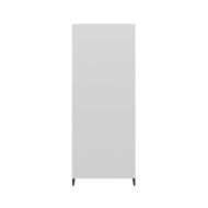 Buffet Blanc brillant 69,5x32,5x90 cm Bois d'ingénierie