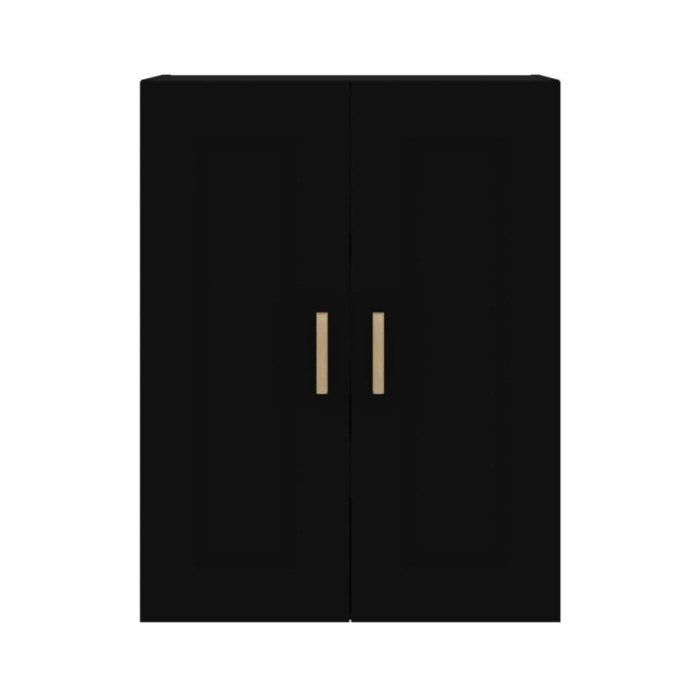 Armoire murale Noir 69,5x32,5x90 cm Bois d'ingénierie