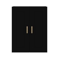Armoire murale Noir 69,5x32,5x90 cm Bois d'ingénierie