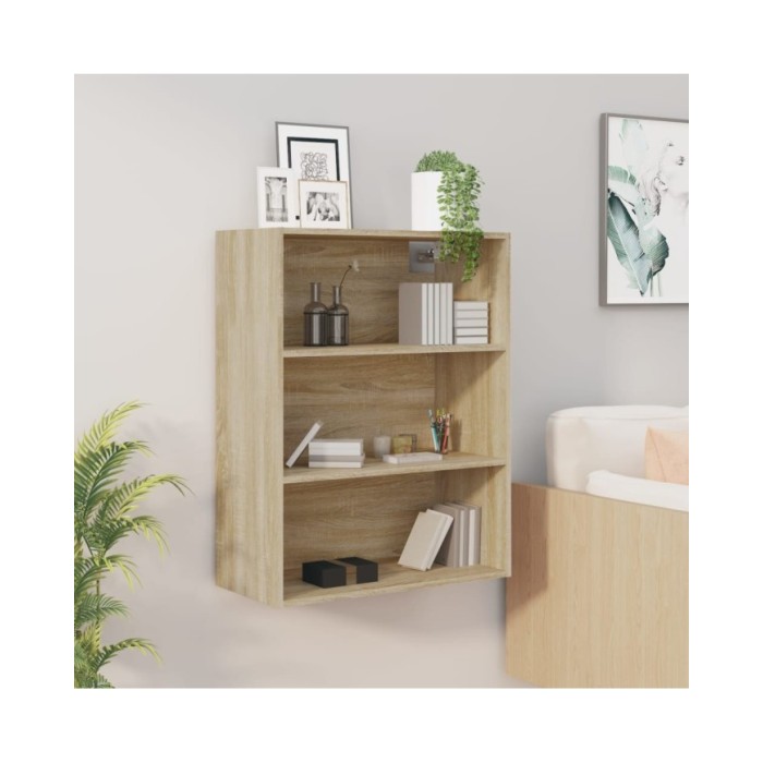 Armoire murale suspendue Chêne sonoma 69,5x32,5x90 cm