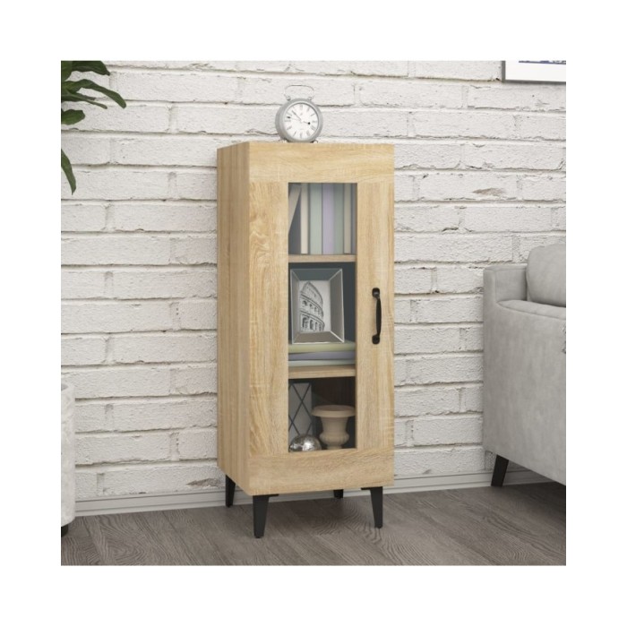 Buffet Chêne sonoma 34,5x34x90 cm Bois d'ingénierie
