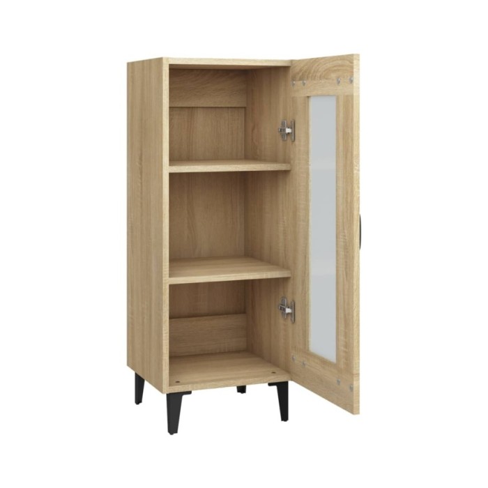 Buffet Chêne sonoma 34,5x34x90 cm Bois d'ingénierie