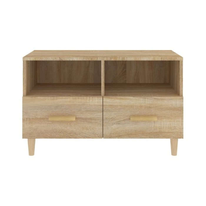 Meuble TV Chêne sonoma 80x36x50 cm Bois d'ingénierie