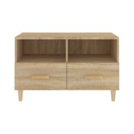 Meuble TV Chêne sonoma 80x36x50 cm Bois d'ingénierie