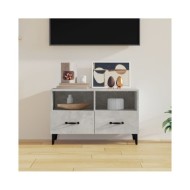 Meuble TV Gris béton 80x36x50 cm Bois d'ingénierie