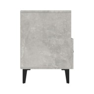 Meuble TV Gris béton 80x36x50 cm Bois d'ingénierie