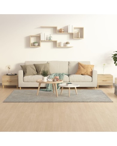 Tables basses 2 pcs Chêne sonoma 50x50x40 cm Bois d'ingénierie