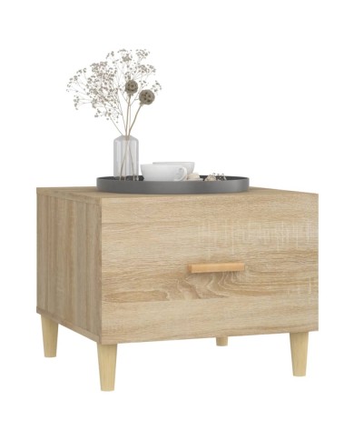 Tables basses 2 pcs Chêne sonoma 50x50x40 cm Bois d'ingénierie