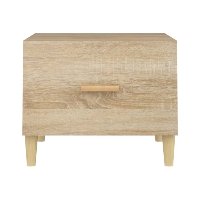 Tables basses 2 pcs Chêne sonoma 50x50x40 cm Bois d'ingénierie