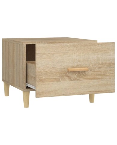 Tables basses 2 pcs Chêne sonoma 50x50x40 cm Bois d'ingénierie
