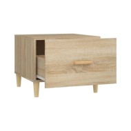 Tables basses 2 pcs Chêne sonoma 50x50x40 cm Bois d'ingénierie