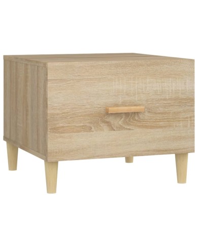 Tables basses 2 pcs Chêne sonoma 50x50x40 cm Bois d'ingénierie
