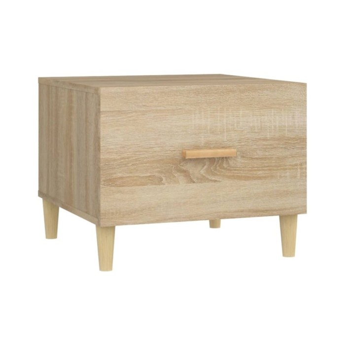 Tables basses 2 pcs Chêne sonoma 50x50x40 cm Bois d'ingénierie