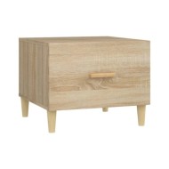 Tables basses 2 pcs Chêne sonoma 50x50x40 cm Bois d'ingénierie