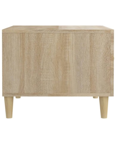 Tables basses 2 pcs Chêne sonoma 50x50x40 cm Bois d'ingénierie