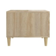 Tables basses 2 pcs Chêne sonoma 50x50x40 cm Bois d'ingénierie