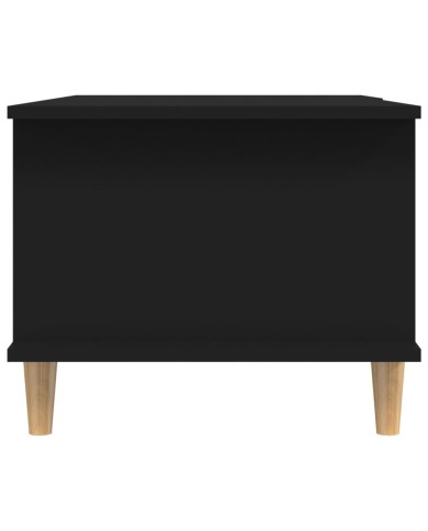 Table basse Noir 90x50x40 cm Bois d'ingénierie
