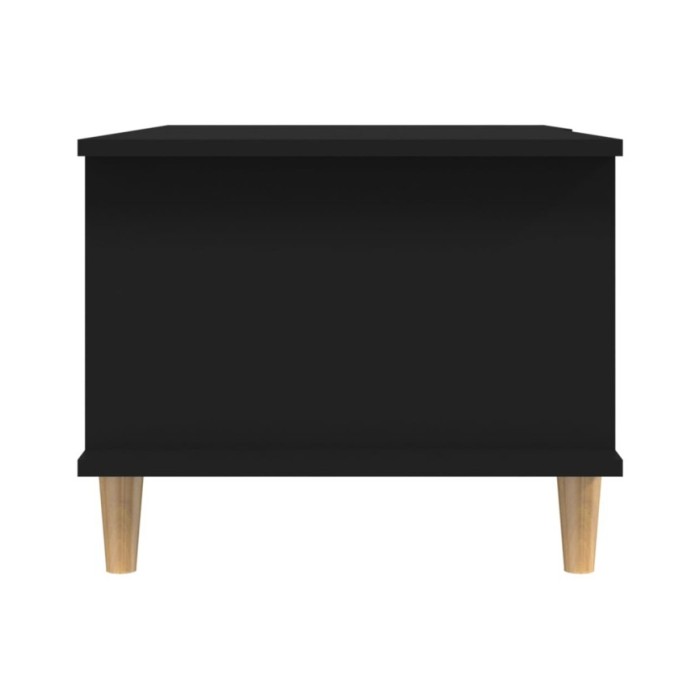 Table basse Noir 90x50x40 cm Bois d'ingénierie