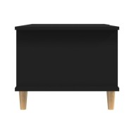 Table basse Noir 90x50x40 cm Bois d'ingénierie