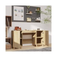 Bureau Chêne sonoma 140x50x75 cm Bois d'ingénierie