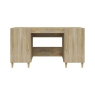 Bureau Chêne sonoma 140x50x75 cm Bois d'ingénierie
