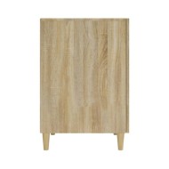 Bureau Chêne sonoma 140x50x75 cm Bois d'ingénierie