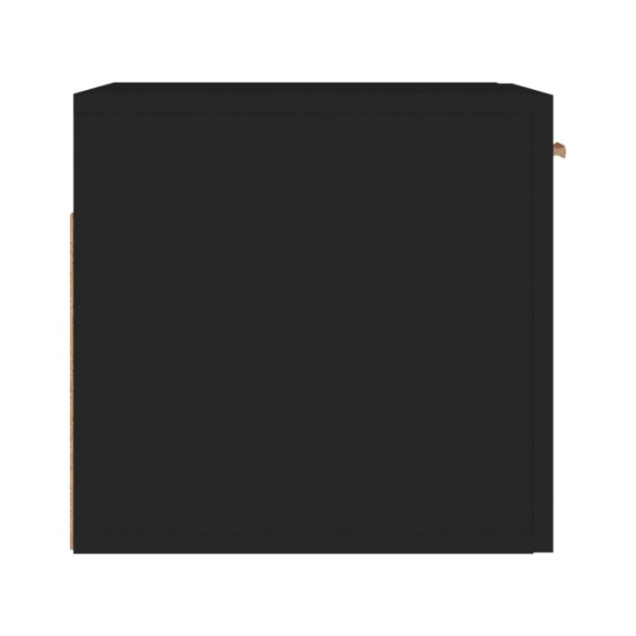 Armoire murale Noir 80x35x36,5 cm Bois d'ingénierie