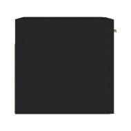 Armoire murale Noir 80x35x36,5 cm Bois d'ingénierie