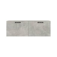 Armoire murale Gris béton 100x36,5x35 cm Bois d'ingénierie