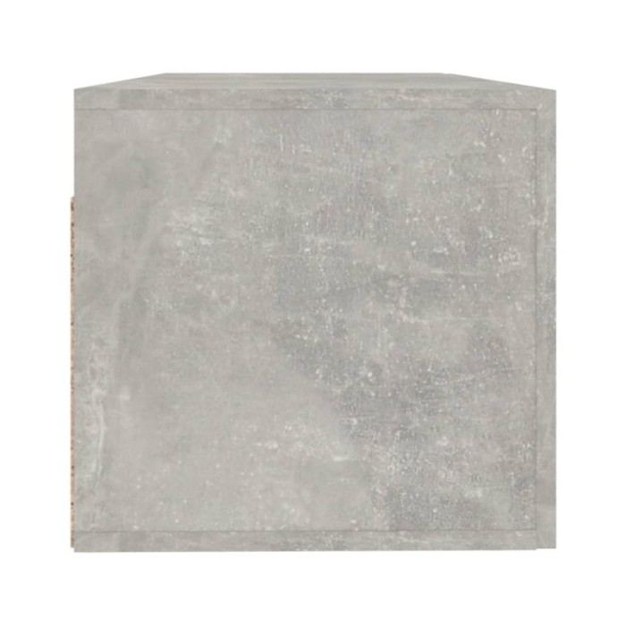 Armoire murale Gris béton 100x36,5x35 cm Bois d'ingénierie