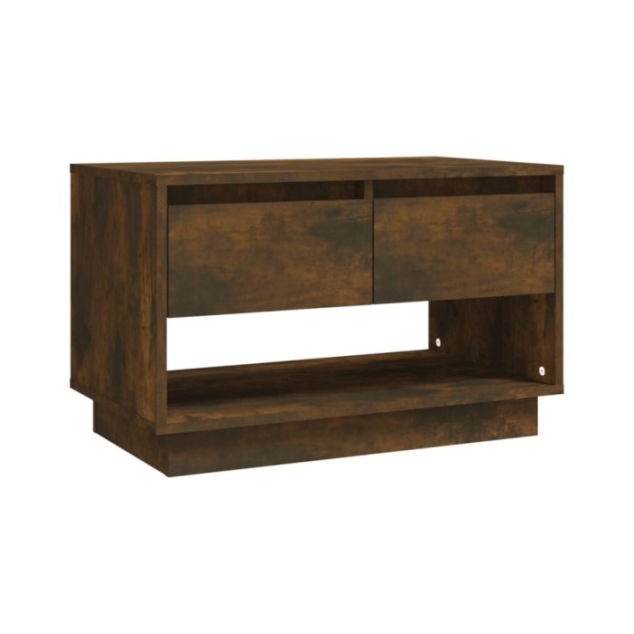 Meuble TV Chêne fumé 70x41x44 cm Aggloméré
