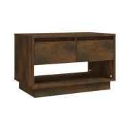 Meuble TV Chêne fumé 70x41x44 cm Aggloméré