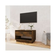 Meuble TV Chêne fumé 70x41x44 cm Aggloméré