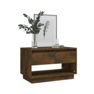 Meuble TV Chêne fumé 70x41x44 cm Aggloméré