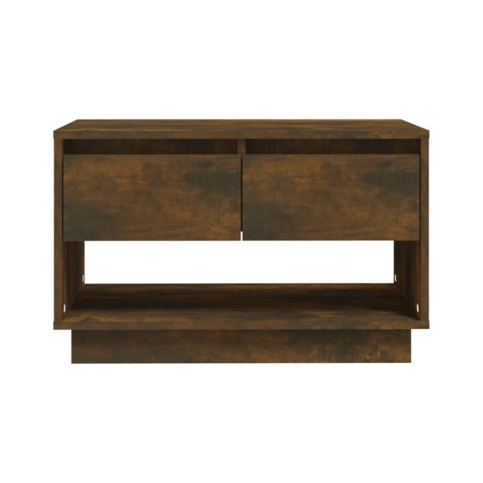Meuble TV Chêne fumé 70x41x44 cm Aggloméré